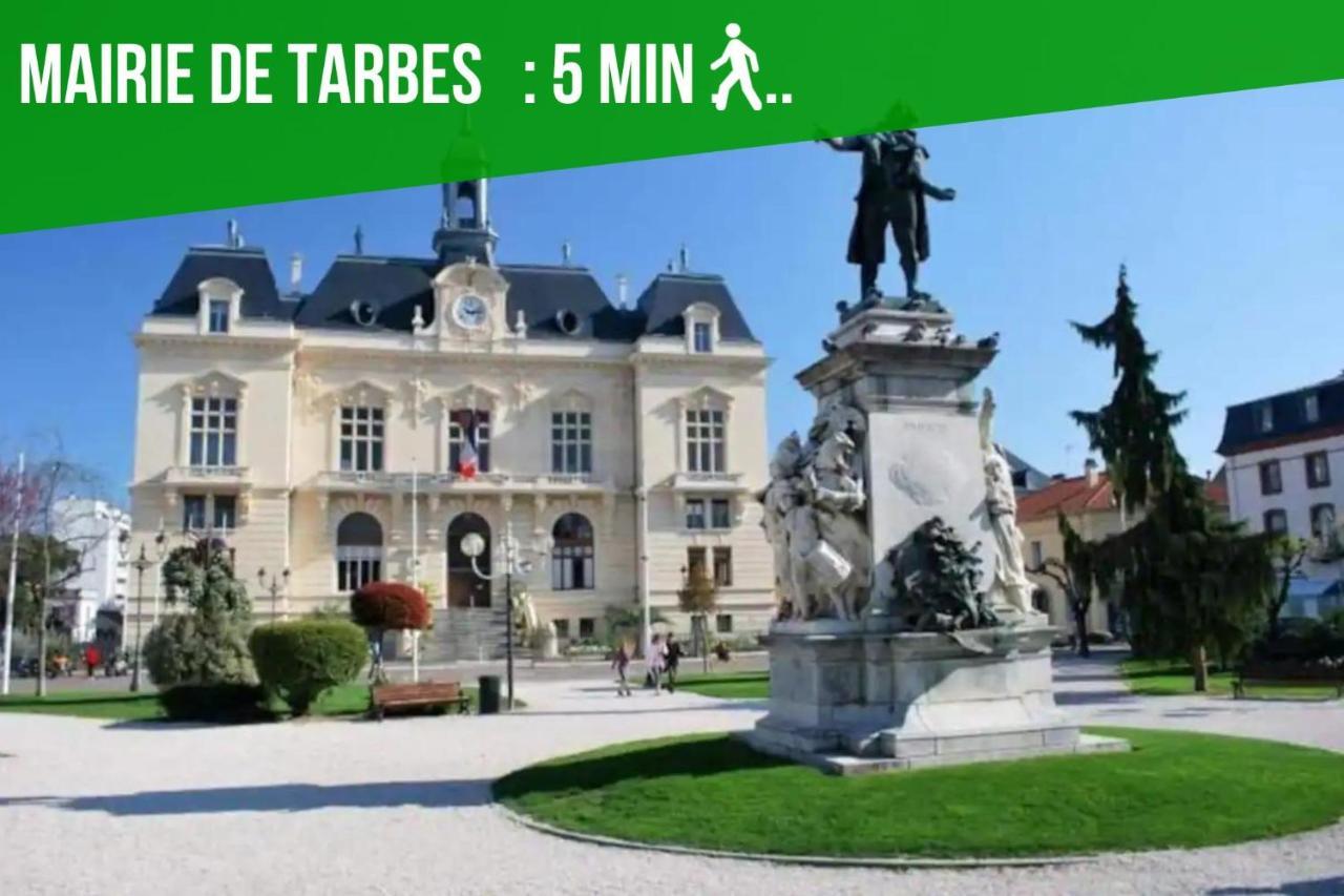 Cap Sud - 53M2- Vue Pyrenees- Hypercentre-Wifi Fibre -Nouvelle Literie Lejlighed Tarbes Eksteriør billede